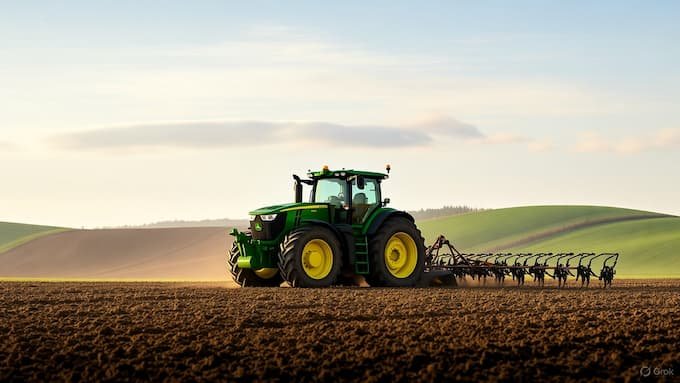 “Autonomous farm tractor in a field and a robotic arm inside a smart lab.”story in ROBOTICS NEWS SEPTEMBER 27 2025:THE BOLT AND THE BYTE