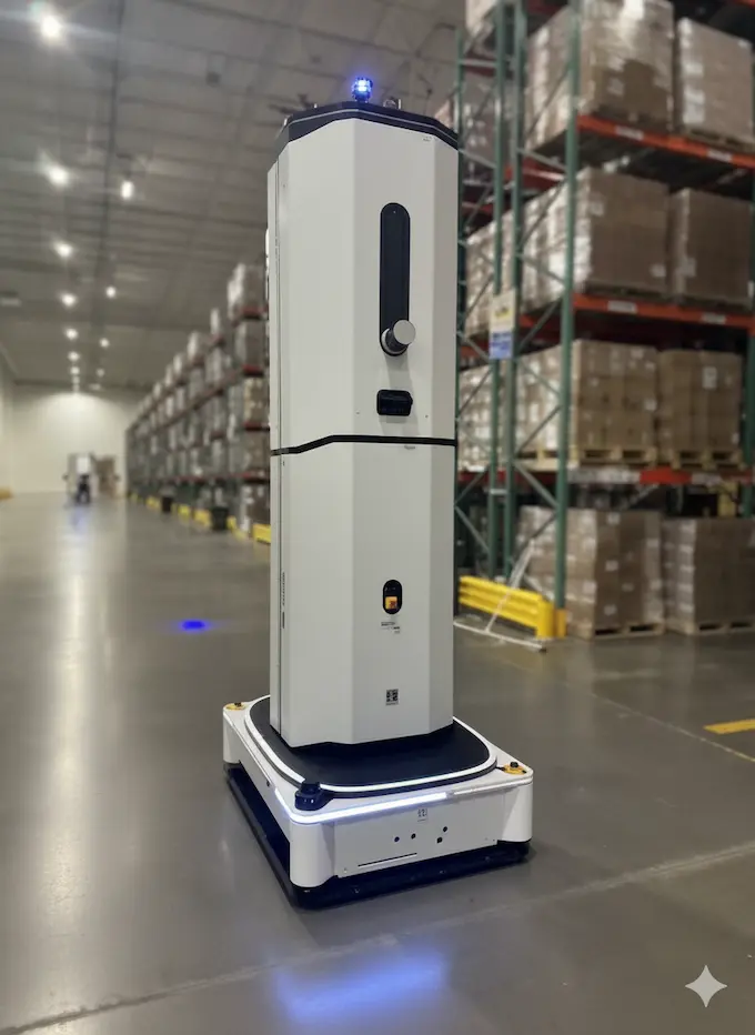 ROBOTICS NEWS October 17, 2025: THE BOLT AND THE BYTE Dexory’s autonomous robot tower creating warehouse digital twin.