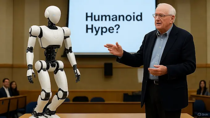 Rodney Brooks’ Warning – iRobot’s co-founder calls the $39B humanoid robot bubble “pure fantasy.ROBOTICS NEWS October 03 ,2025