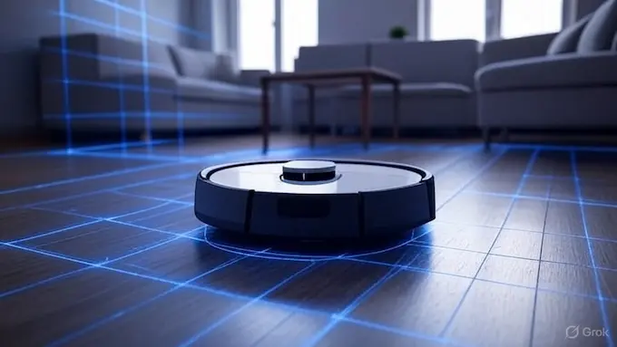 Best budget LiDAR robot vacuum mapping hardwood floor.