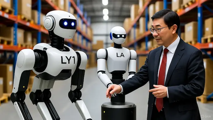: Hong Kong’s LY1 and dual-arm robots working autonomously in logistics.ROBOTICS NEWS October 17, 2025: THE BOLT AND THE BYTE