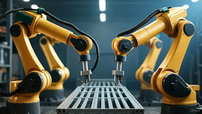 ROBOTICS NEWS October 17, 2025: THE BOLT AND THE BYTE Flexxbotics’ orchestration platform connecting diverse factory robots.