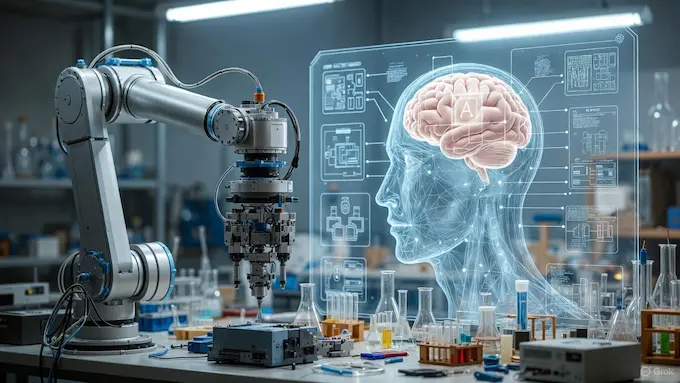 Weekly Robotics News — Lab robot using Gemini Robotics’ brain-and-body AI system to plan a task.