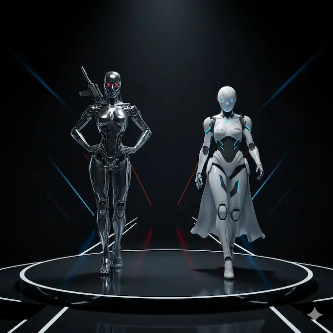 “Weekly Robotics News feature image of XPeng’s Iron humanoid robot revealing its exposed actuators on stage.”