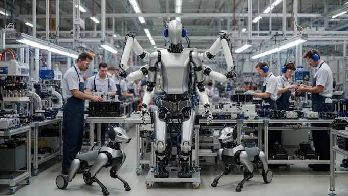  China’s MIRO U humanoid and Pudu D5 robot dog demonstrate advanced industrial robotics in this Weekly Robotics News segment.