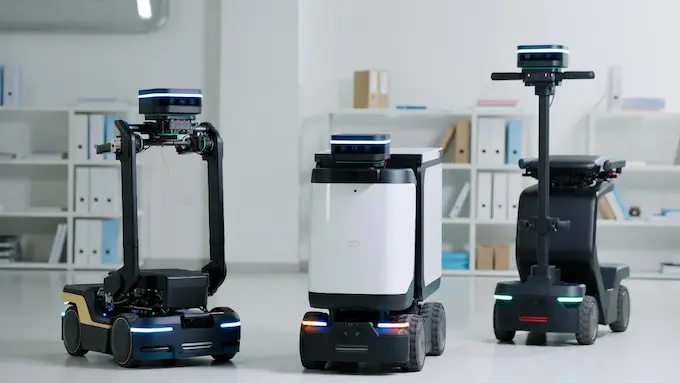 Robots using LiDAR sensors for navigation and mapping in automation